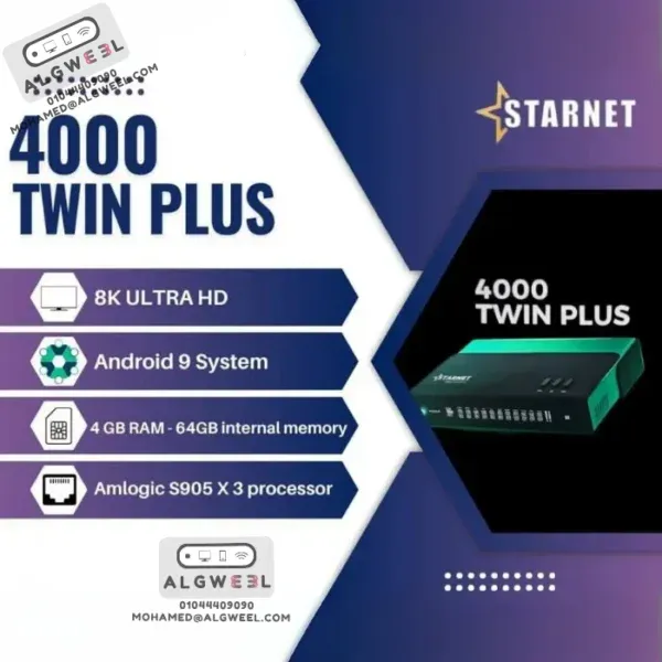 STARNET 4000 TWIN PLUS 4K ANDROID